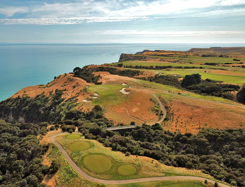 6th Hole at Cape Kidnappers Golf Course (225 Yard Par 3)